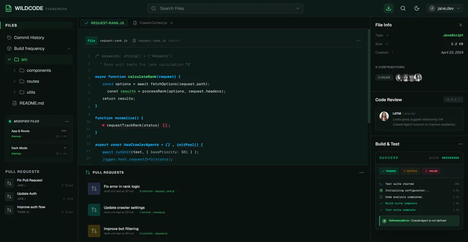 WildCode Framework
